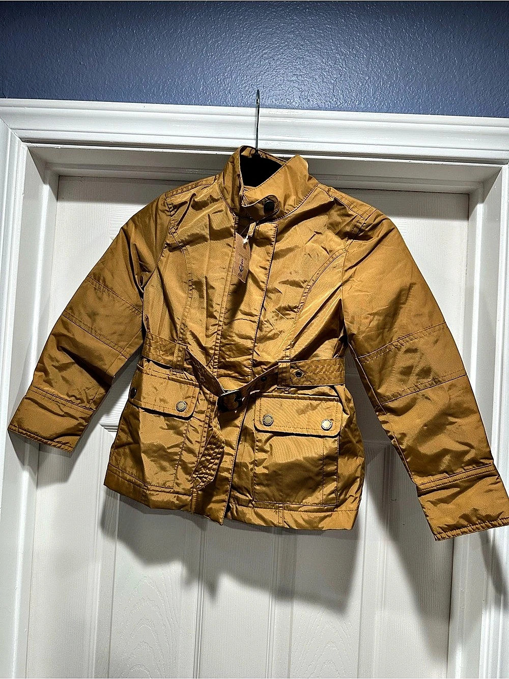 Lands' End Girls True Khaki Jacket NWT